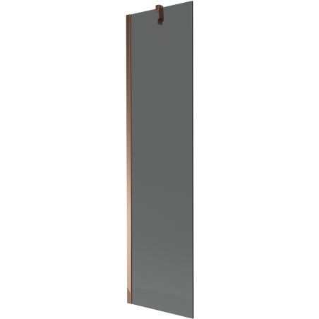 Mexen Next Duschabtrennung 1-flügelig 50 x 150 cm, Graphit, Roségold - 895-050-000-00-40-60