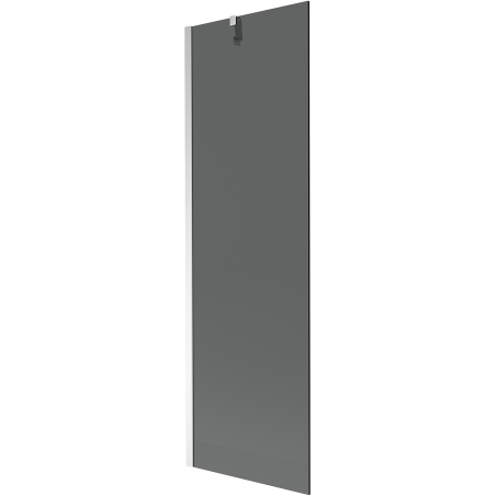 Mexen Next paravento vasca da bagno 1-anta 60 x 150 cm, grafite, cromo - 895-060-000-00-40-01