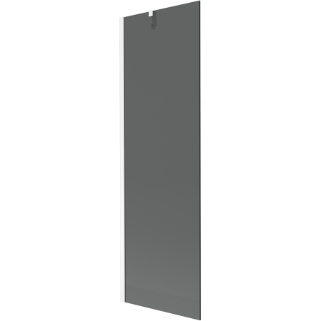 Mexen Next 1-panel bathtub screen 60 x 150 cm, graphite, white - 895-060-000-00-40-20