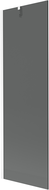 Mexen Next 1-panel bath screen 60 x 150 cm, graphite, white - 895-060-000-00-40-20