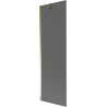 Mexen Next Badewannenabtrennung 1-flügelig 60 x 150 cm, grafit, gold - 895-060-000-00-40-50