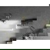 Mexen Next Badewannenabtrennung 1-flügelig 60 x 150 cm, grafit, gold - 895-060-000-00-40-50