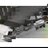 Mexen Next badwandafscherming 1-vleugelig 60 x 150 cm, grafiet, goud - 895-060-000-00-40-50