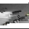 Mexen Next Badewannenabtrennung einteilig 60 x 150 cm, graphit, schwarz - 895-060-000-00-40-70
