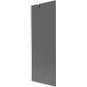 Mexen Next badwand scherm 1-delig 70 x 150 cm, grafiet, chroom - 895-070-000-00-40-01