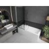 Mexen Next 1-panel bathtub screen 70 x 150 cm, graphite, chrome - 895-070-000-00-40-01