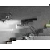Mexen Next badwand scherm 1-delig 70 x 150 cm, grafiet, chroom - 895-070-000-00-40-01
