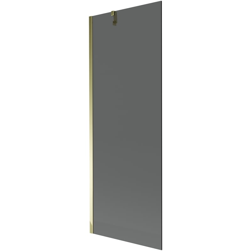 Mexen Next 1-wing bathtub screen 70 x 150 cm, graphite, gold - 895-070-000-00-40-50