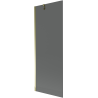 Mexen Next 1-flügelige Badeaufsatz 70 x 150 cm, Graphit, Gold - 895-070-000-00-40-50
