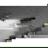 Mexen Next Badewannenabtrennung 1-flügelig 70 x 150 cm, Graphit, Gold - 895-070-000-00-40-50