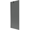 Mexen Next Duschabtrennung Badewanne 1-flügelig 70 x 150 cm, graphit, schwarz - 895-070-000-00-40-70