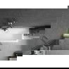 Mexen Next badwand scherm 1-delig 80 x 150 cm, grafiet, chroom - 895-080-000-00-40-01