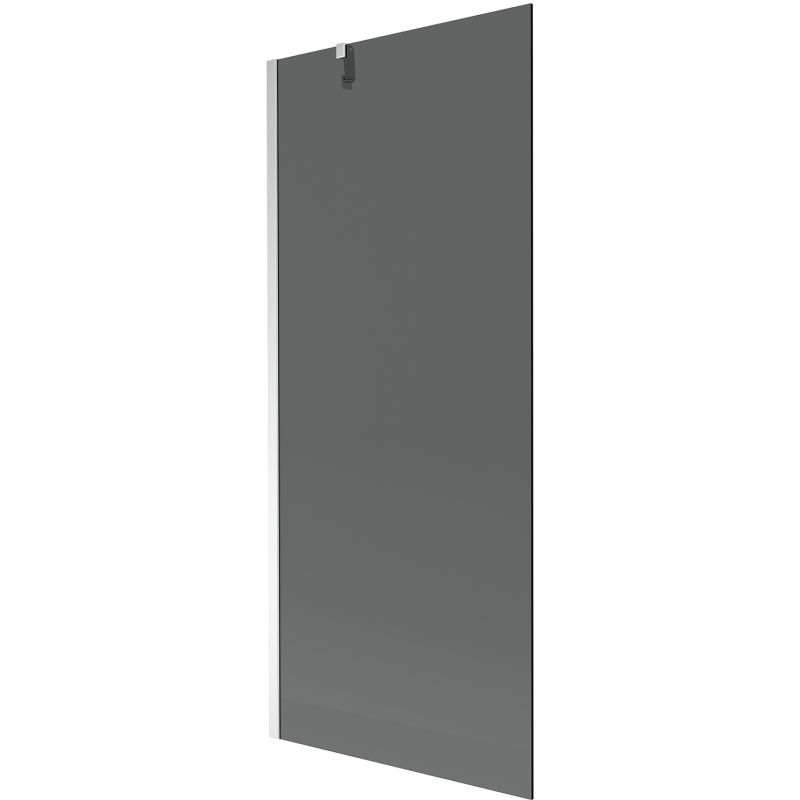 Mexen Next Badewannen-Faltwand, 1-flügelig, 80 x 150 cm, Graphit, Chrom - 895-080-000-00-40-01