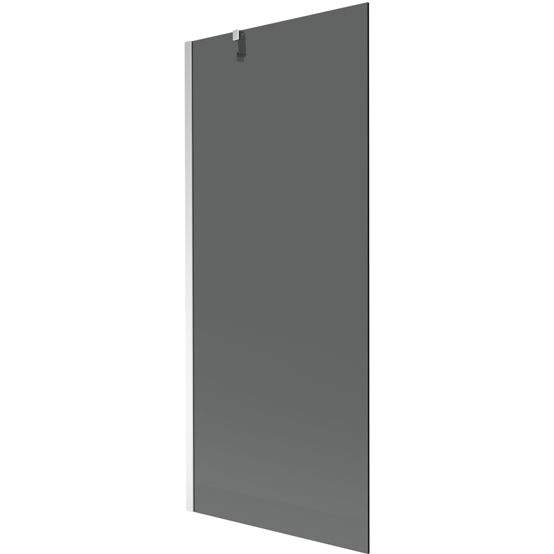 Mexen Next badwand scherm 1-delig 80 x 150 cm, grafiet, chroom - 895-080-000-00-40-01