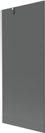 Mexen Next bath screen 1-wing 80 x 150 cm, graphite, chrome - 895-080-000-00-40-01