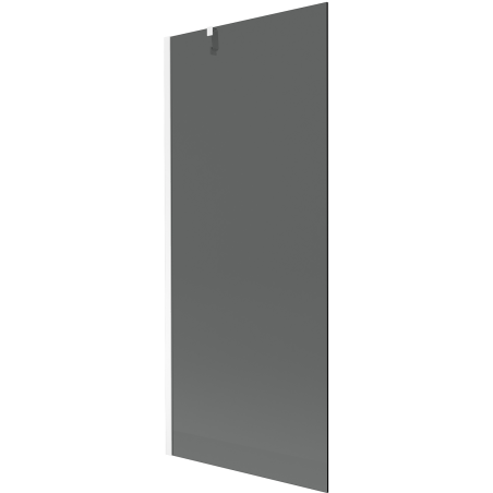 Mexen Next Duschabtrennung 1-flügelig 80 x 150 cm, Graphit, Weiß - 895-080-000-00-40-20