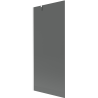 Mexen Next Badezimmer-Trennwand 1-teilig 80 x 150 cm, Graphit, Weiß - 895-080-000-00-40-20
