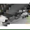 Mexen Next badwand scherm 1-deurs 80 x 150 cm, grafiet, wit - 895-080-000-00-40-20