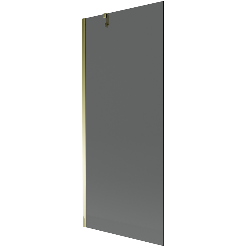 Mexen Next enokna pregrada za kopanje 1-krilna 80 x 150 cm, grafit, zlata - 895-080-000-00-40-50