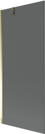 Mexen Next vannipaneel, 1-tiivaline, 80 x 150 cm, grafiit, kuldne - 895-080-000-00-40-50