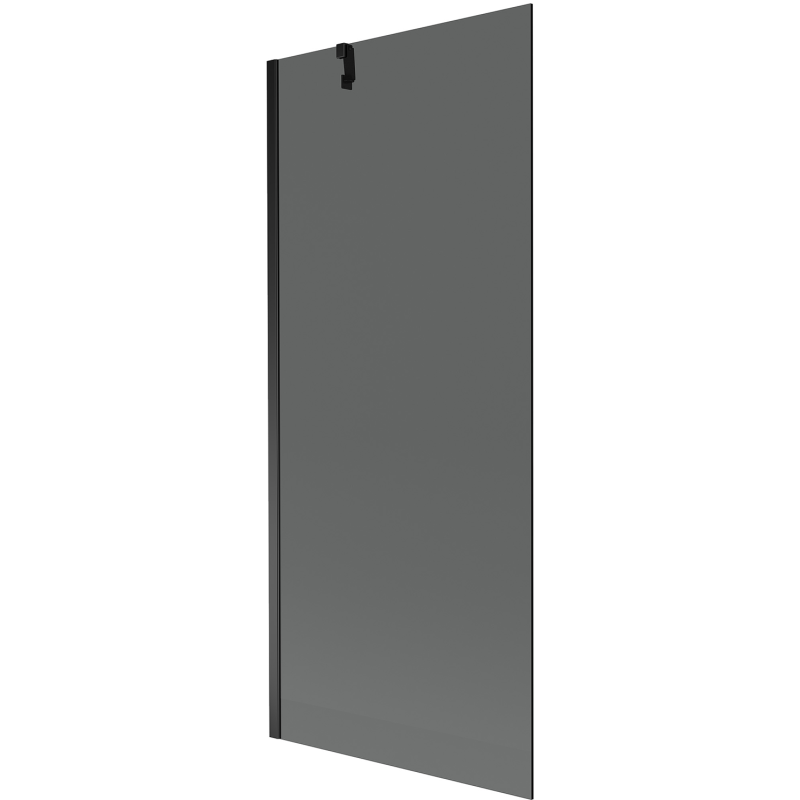 Mexen Next 1-wing bath screen 80 x 150 cm, graphite, black - 895-080-000-00-40-70
