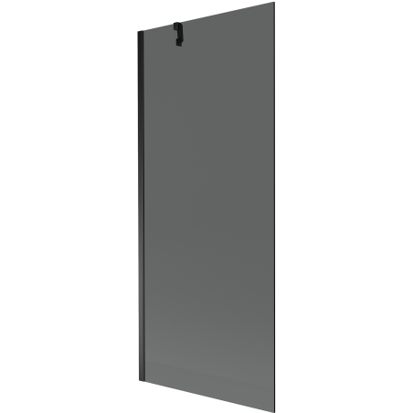Mexen Next Badewannenabtrennung 1-flügelig 80 x 150 cm, Graphit, Schwarz - 895-080-000-00-40-70