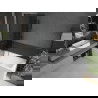 Mexen Next Badewannenabtrennung 1-flügelig 80 x 150 cm, Graphit, Schwarz - 895-080-000-00-40-70