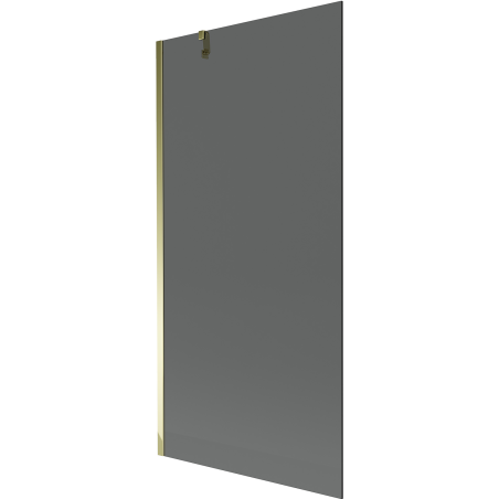 Mexen Next Duschwand 1-flügelig 90 x 150 cm, graphit, gold - 895-090-000-00-40-50