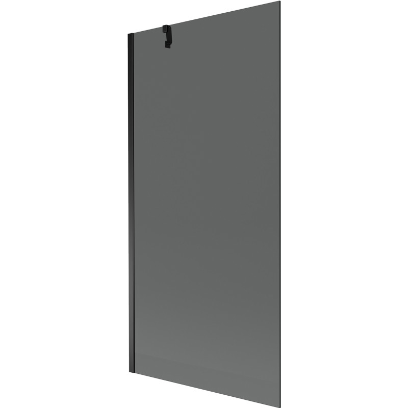 Mexen Next 1-panel bathtub screen 90 x 150 cm, graphite, black - 895-090-000-00-40-70