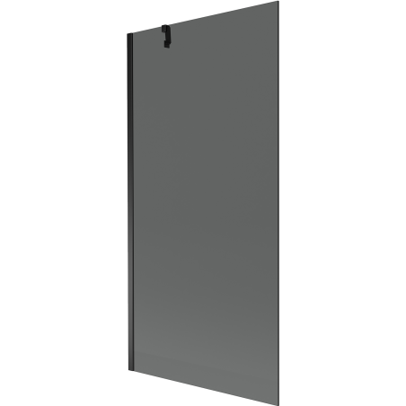Mexen Next 1-panel bathtub screen 90 x 150 cm, graphite, black - 895-090-000-00-40-70