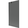 Mexen Next paravento da vasca 1-anta 90 x 150 cm, grafite, nero - 895-090-000-00-40-70