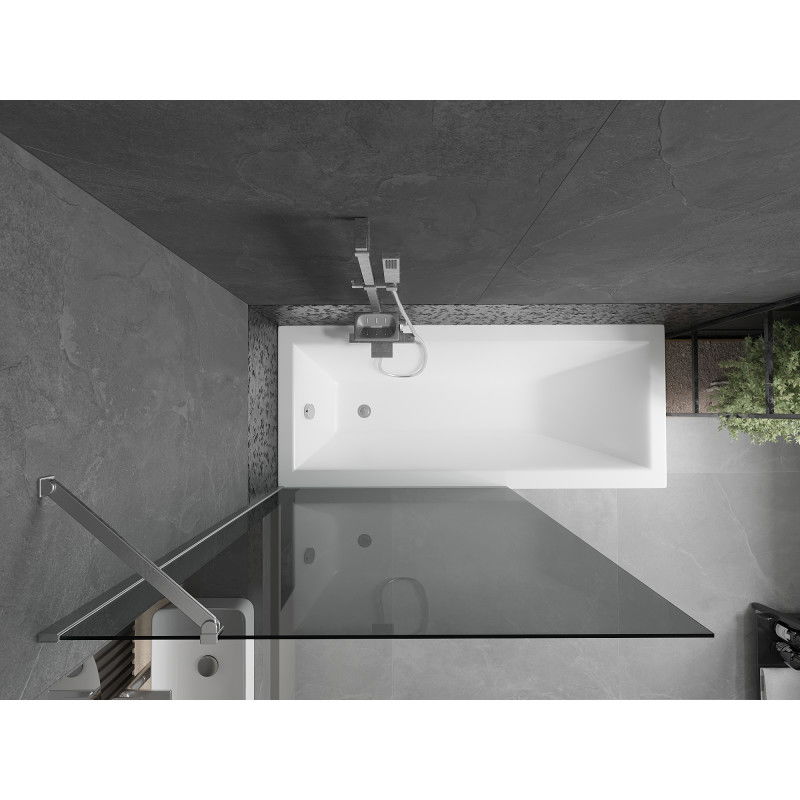 Mexen Next Duschpanelen eenfrigge 100 x 150 cm, Grafit, Chrom - 895-100-000-00-40-01