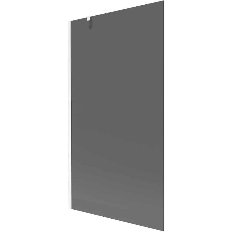 Mexen Next Duschabtrennung für die Badewanne 1-flügelig 100 x 150 cm, grafit, weiß - 895-100-000-00-40-20