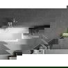 Mexen Next douchewand voor badkuip, 1-delig 100 x 150 cm, grafiet, wit - 895-100-000-00-40-20