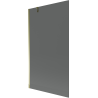 Mexen Next 1-panel bathtub screen 100 x 150 cm, graphite, gold - 895-100-000-00-40-50