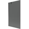 Mexen Next 1-panel bath screen 100 x 150 cm, graphite, black - 895-100-000-00-40-70