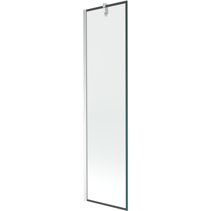 Mexen Next parawan nawannowy 1-skrzydłowy 50 x 150 cm, czarna ramka, chrom - 895-050-000-00-70-01