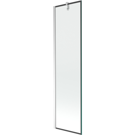 Mexen Next Duschwand 1-flügelig 50 x 150 cm, schwarzer Rahmen, Chrom - 895-050-000-00-70-01