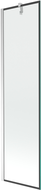 Mexen Next yksiosainen suihkuseinä 50 x 150 cm, musta kehys, kromi - 895-050-000-00-70-01