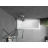 Mexen Next pare-douche à un volet 50 x 150 cm, cadre noir, chrome - 895-050-000-00-70-01