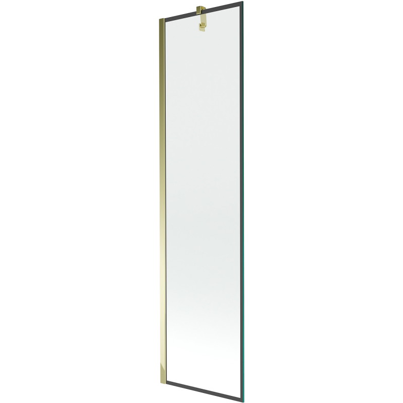 Mexen Next 1-labaline vanniekraan 50 x 150 cm, must raam, kuldne - 895-050-000-00-70-50