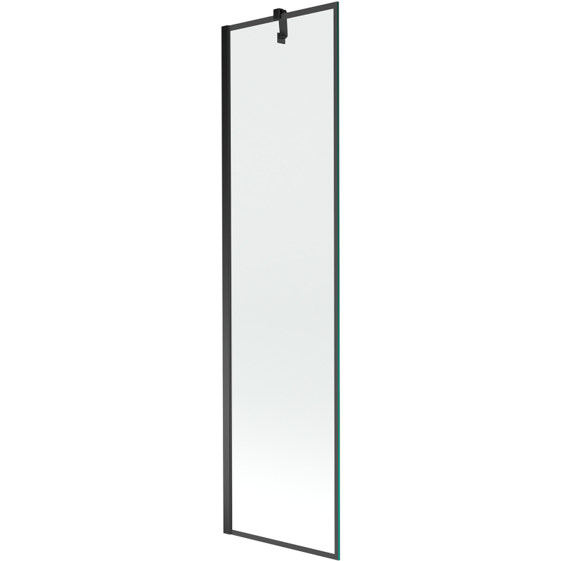 Mexen Next badwand vouwscherm 1-delig 50 x 150 cm, zwart frame, zwart - 895-050-000-00-70-70