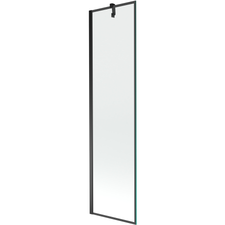 Mexen Next jednokrilni paravan za kadu 50 x 150 cm, crni okvir, crni - 895-050-000-00-70-70