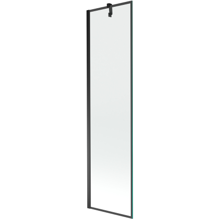 Mexen Next üheukseline vannitoa vahesein, 50 x 150 cm, must raam, must - 895-050-000-00-70-70