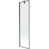 Mexen Next jednokrilni paravan za kadu 50 x 150 cm, crni okvir, crni - 895-050-000-00-70-70
