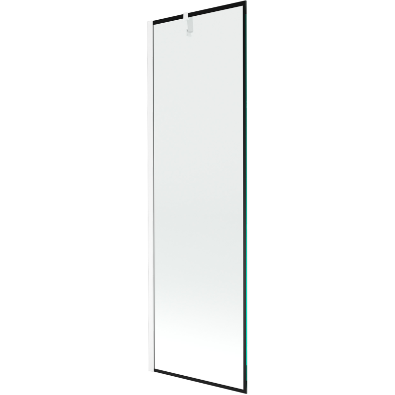 Mexen Next Badewannenfaltwand 1-flügelig 60 x 150 cm, schwarzer Rahmen, Chrom - 895-060-000-00-70-01