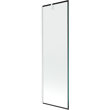 Mexen Next Badewannenfaltwand 1-flügelig 60 x 150 cm, schwarzer Rahmen, Chrom - 895-060-000-00-70-01
