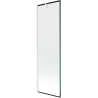 Mexen Next Badewannenfaltwand 1-flügelig 60 x 150 cm, schwarzer Rahmen, Chrom - 895-060-000-00-70-01