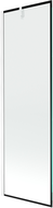 Mexen Next vienas durvju sienas dušas panelis 60 x 150 cm, melns ietvars, hroms - 895-060-000-00-70-01