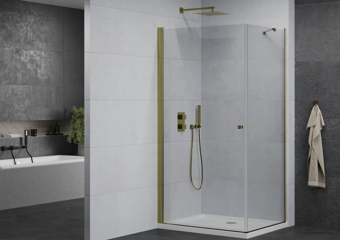 Systemy prysznicowe podtynkowe złote